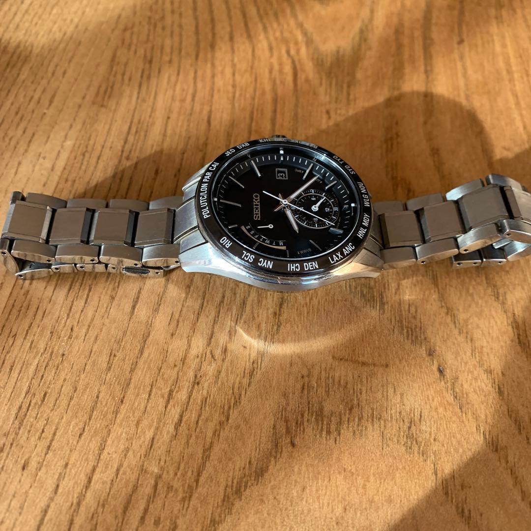 SEIKO ブライツ　ブラック アナログ時計