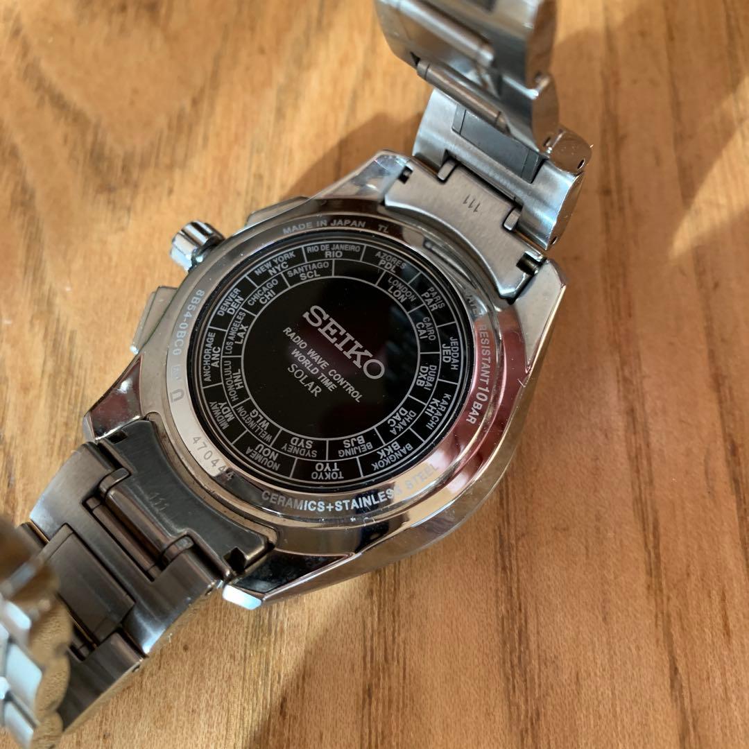 SEIKO ブライツ　ブラック アナログ時計