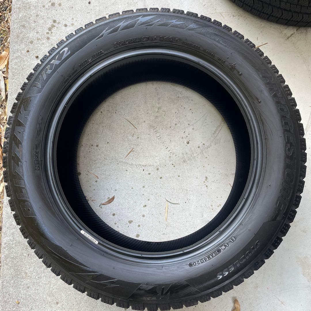 ブリヂストンBLIZZAK VRX2 215/55R17 2本セット！