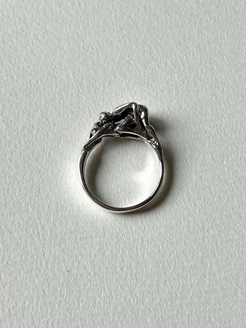 シルバーリング925 セックスリング 立ちバック 18号