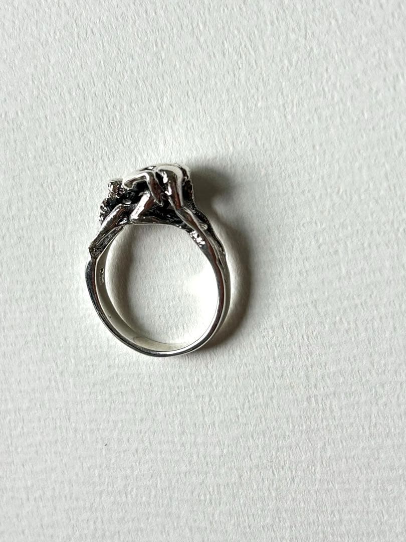 シルバーリング925 セックスリング 立ちバック 18号