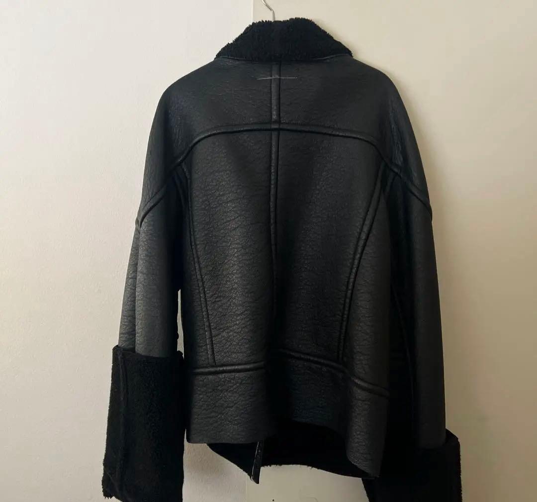 MM6 Maison Margiela フェイクレザージャケット