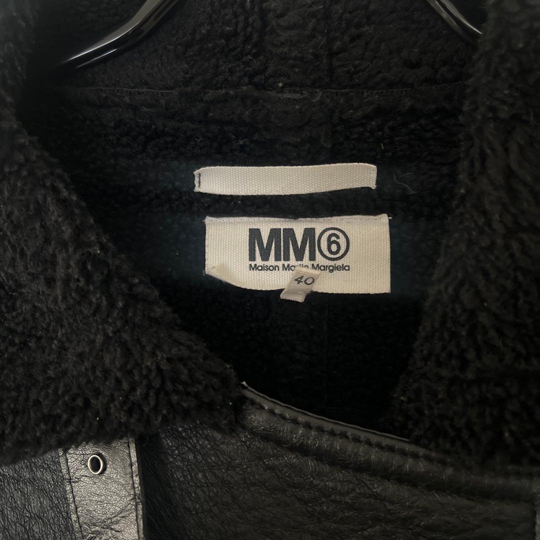 MM6 Maison Margiela フェイクレザージャケット