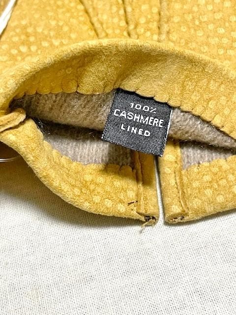 新品 FARNERARI EDGARDOカルピンチョスレザーグローブ×カシミヤ