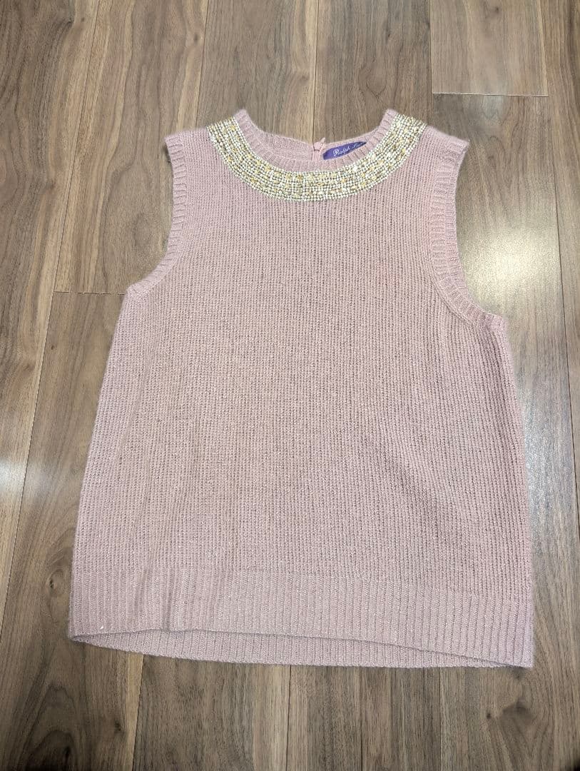 ラルフ・ローレン　カシミアシルクニット　サイズXL