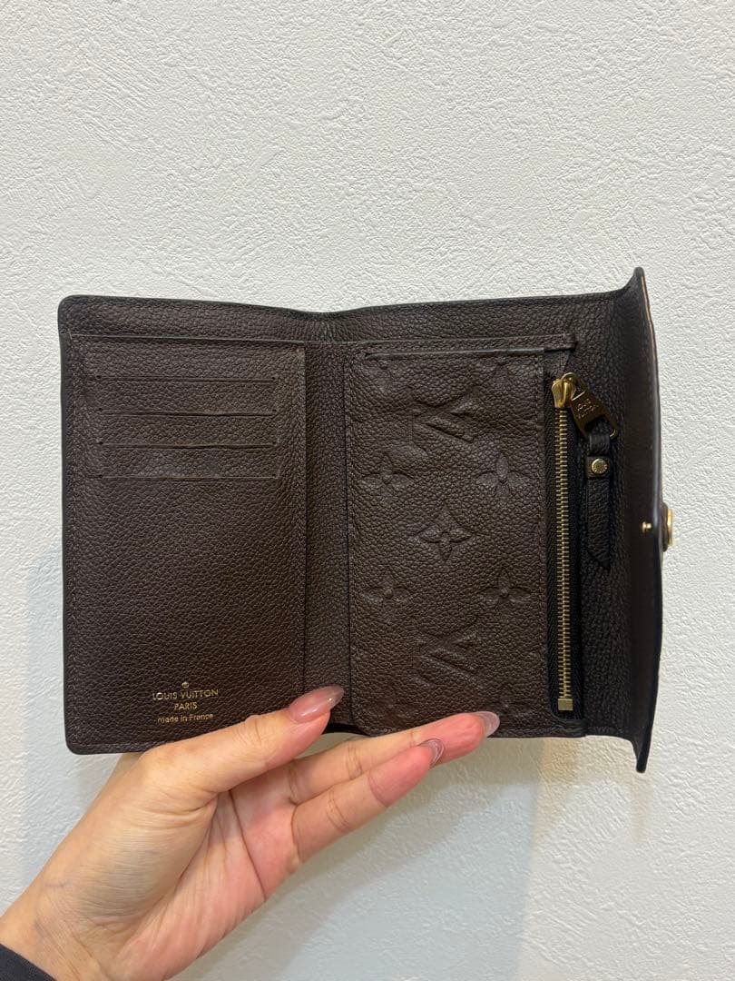 Louis Vuitton ダークブラウン 三つ折り財布
