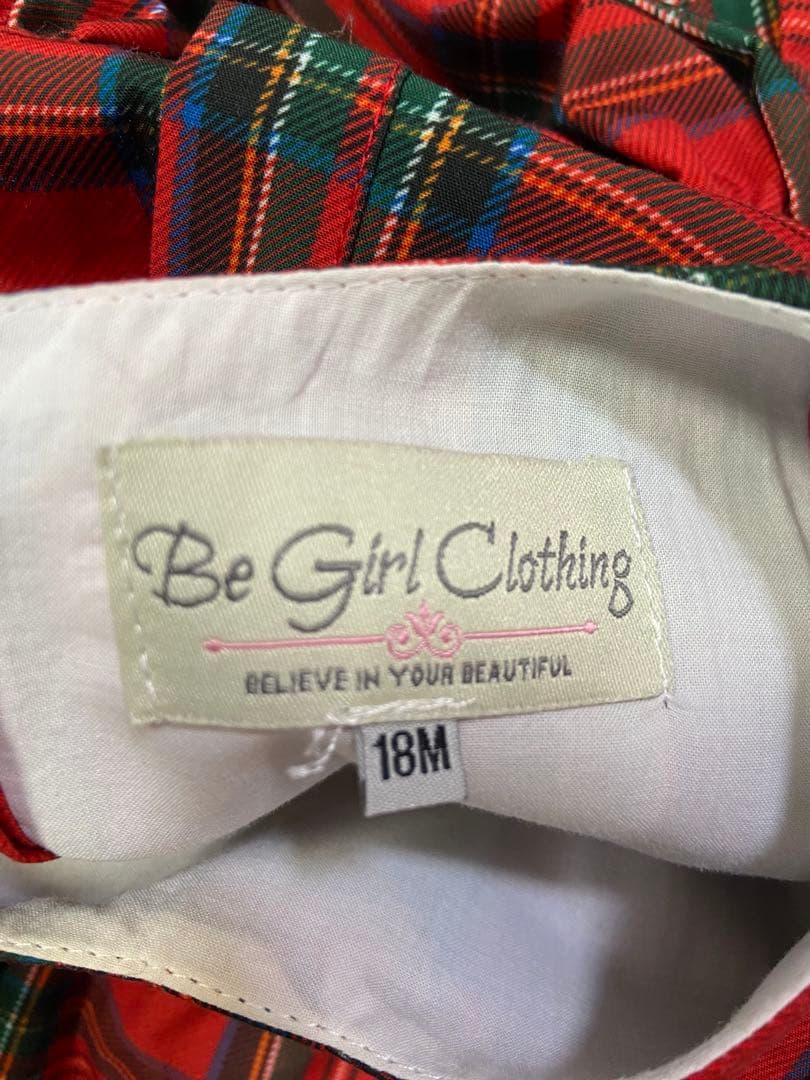 Be Girl Clothing ドレス 18M クリスマス　子供bonjour