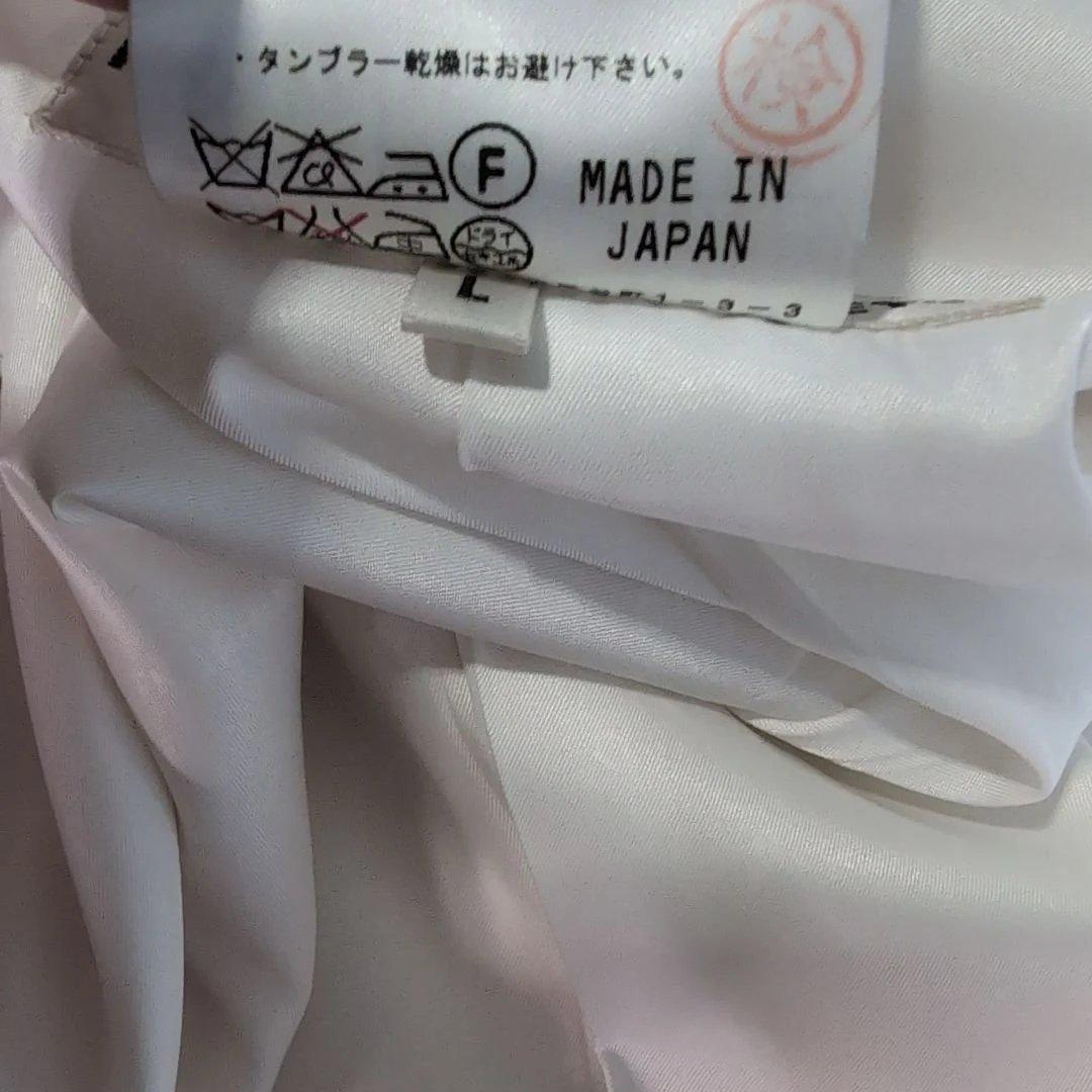 クリスマスホワイト☆シルクキャサリンハムネットロンドン ステンカラーコートL