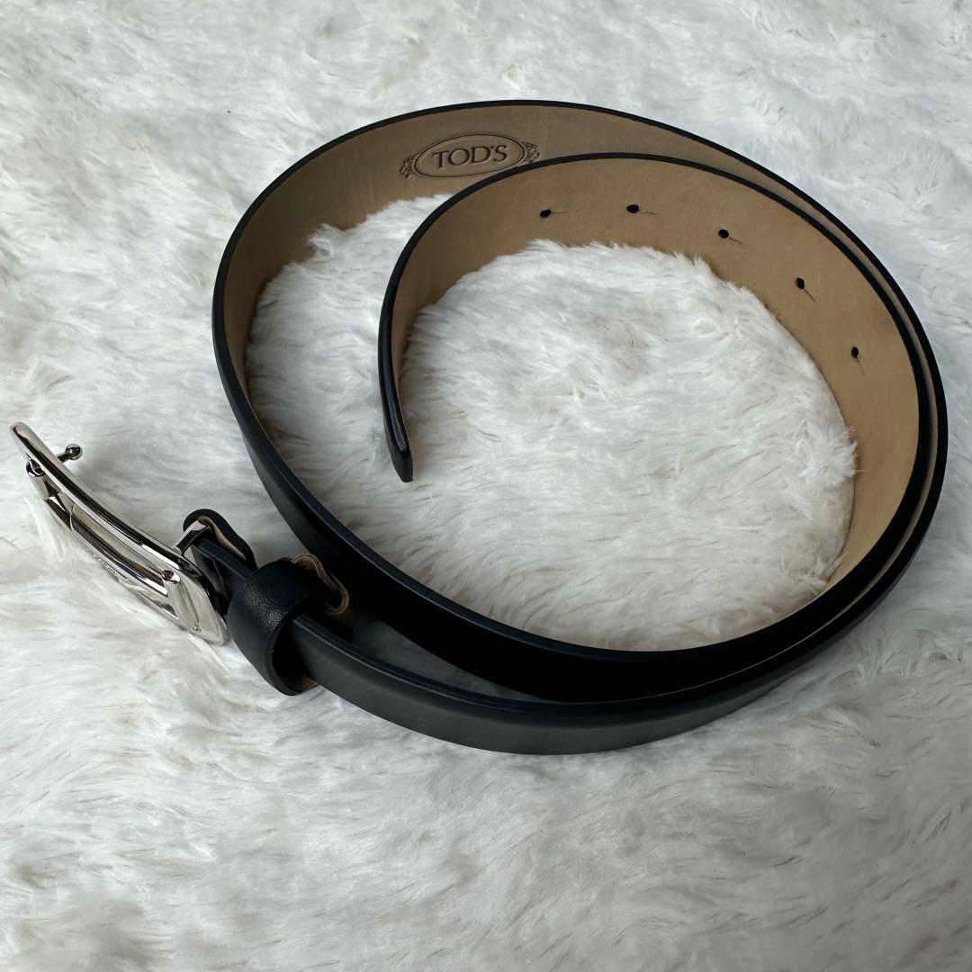 新品未使用　TOD'S トッズ ベルト ブラック　保存袋付属