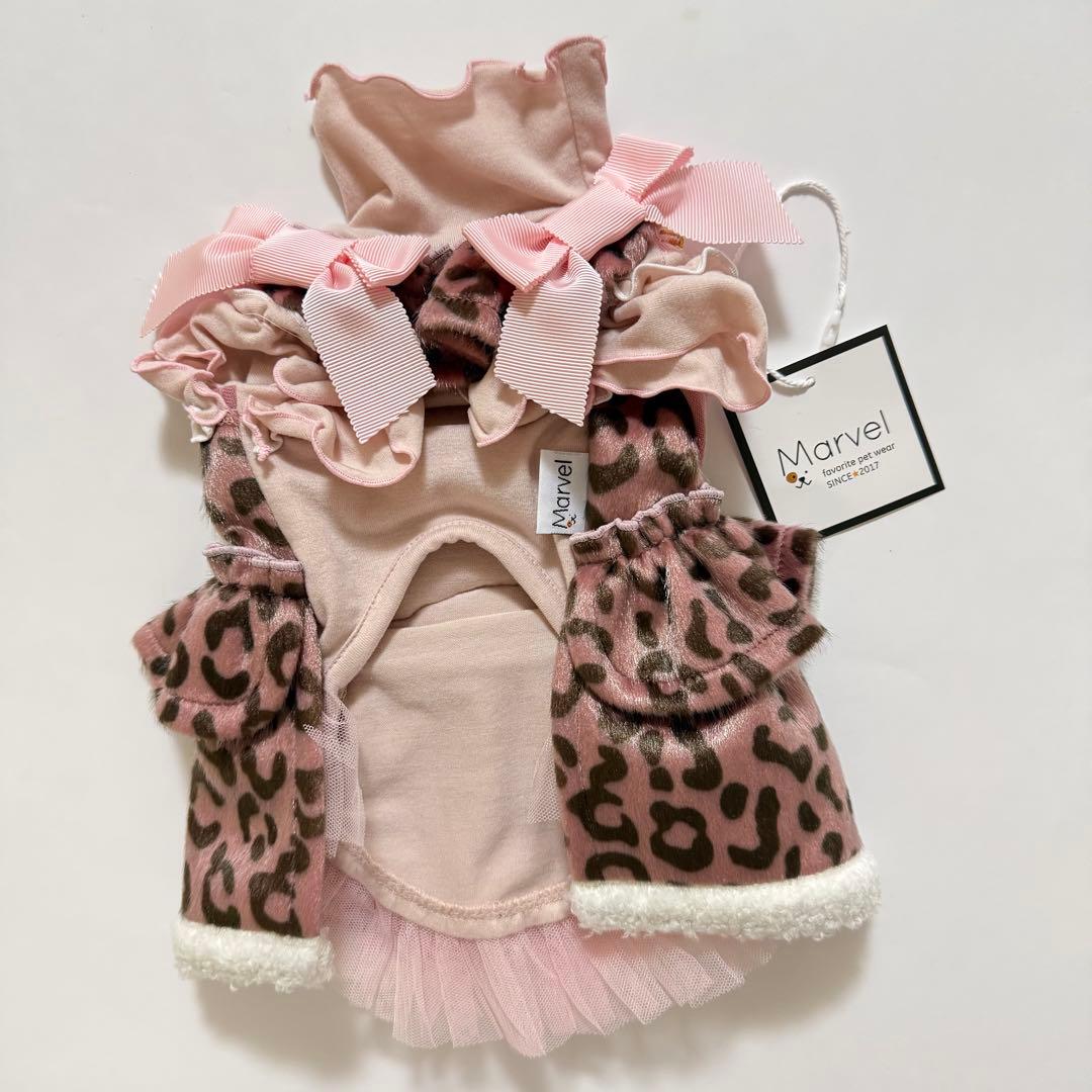 新品タグあり　marvel マルベル　ピコネ　レオパードワンピース　サイズS