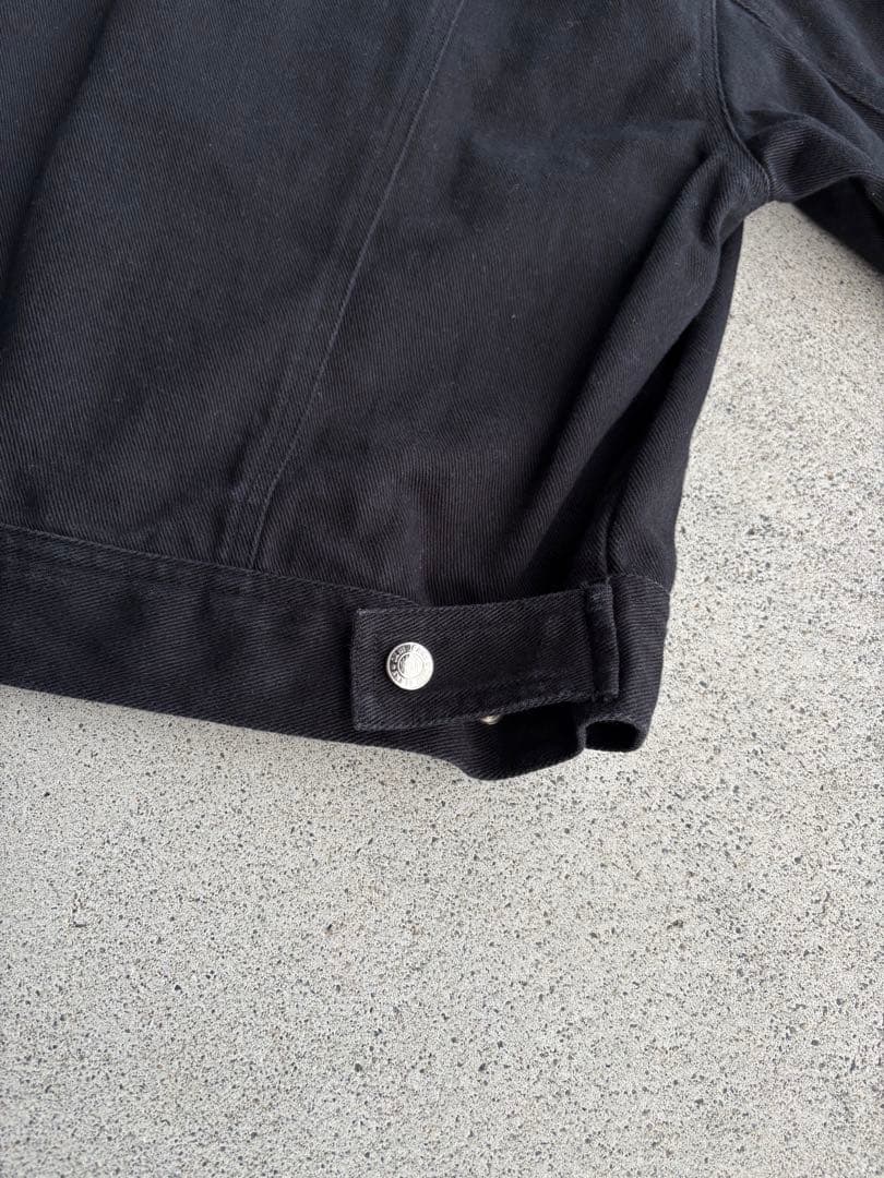 DKNY ダナキャラン 古着 90s 短丈コットンブルゾン アーカイブ S 黒