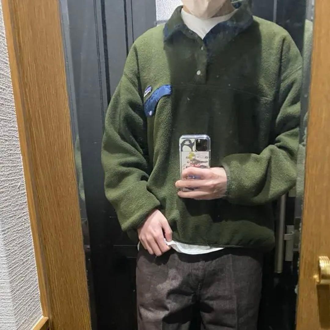 希少 美品 L パタゴニア Patagonia スナップT シンチラ フリース