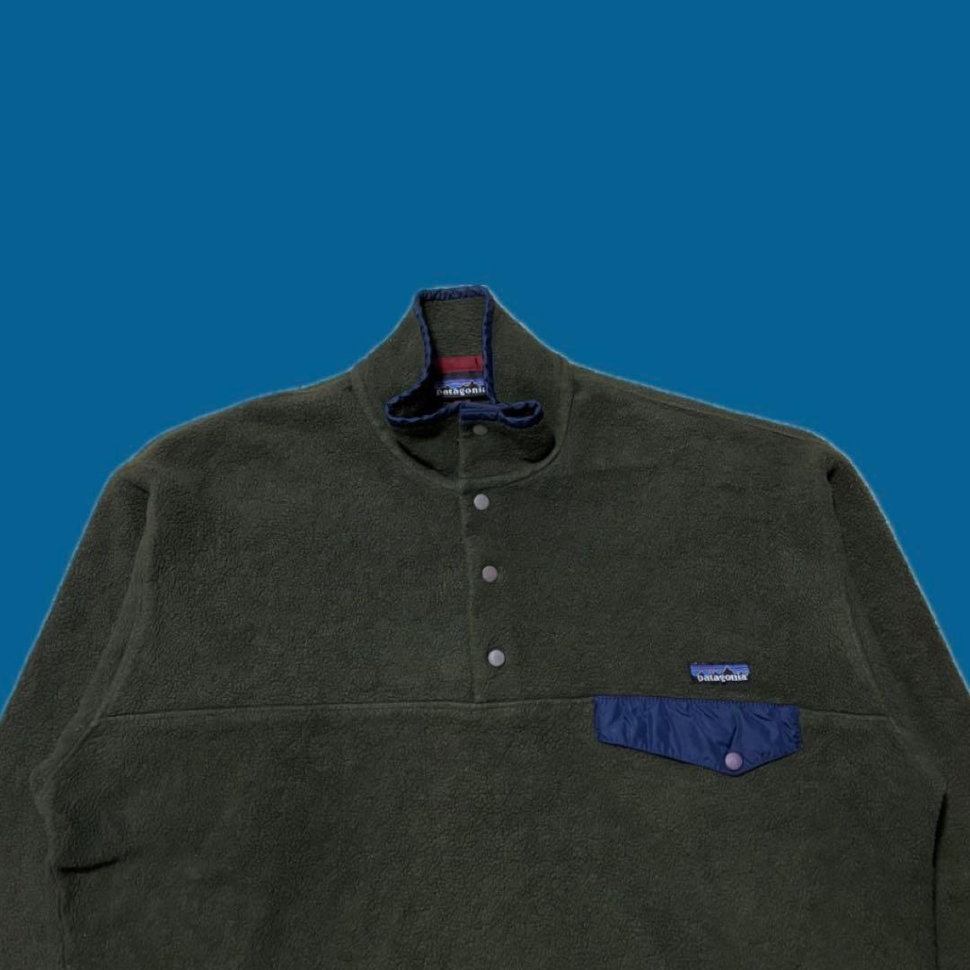 希少 美品 L パタゴニア Patagonia スナップT シンチラ フリース