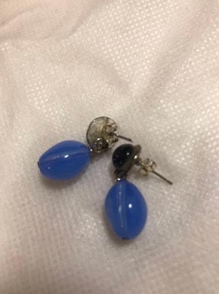 は*ゆ様 【美品】ピアス セシル エ ジャンヌ / バイカラーピアス ブルー　大