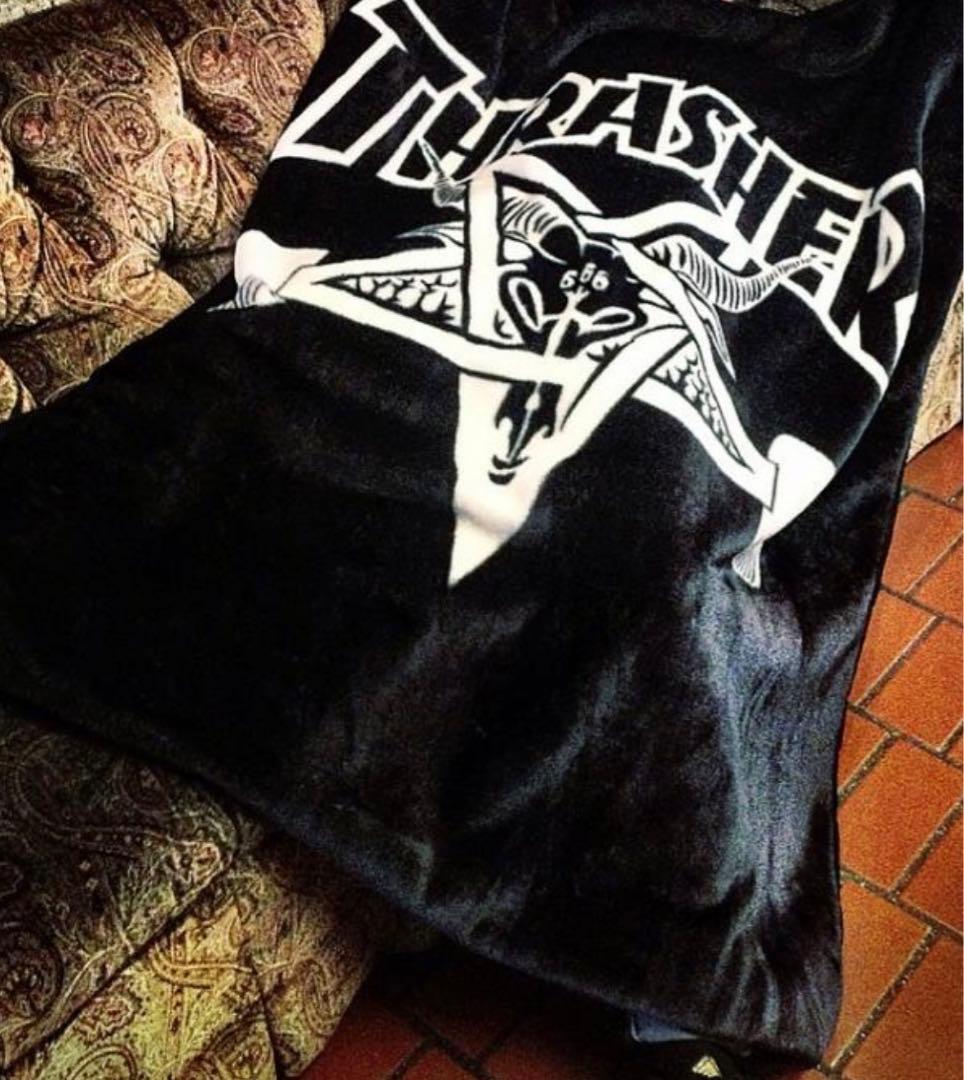 新品　THRASHER スラッシャー　ブランケット　バフォメット　666