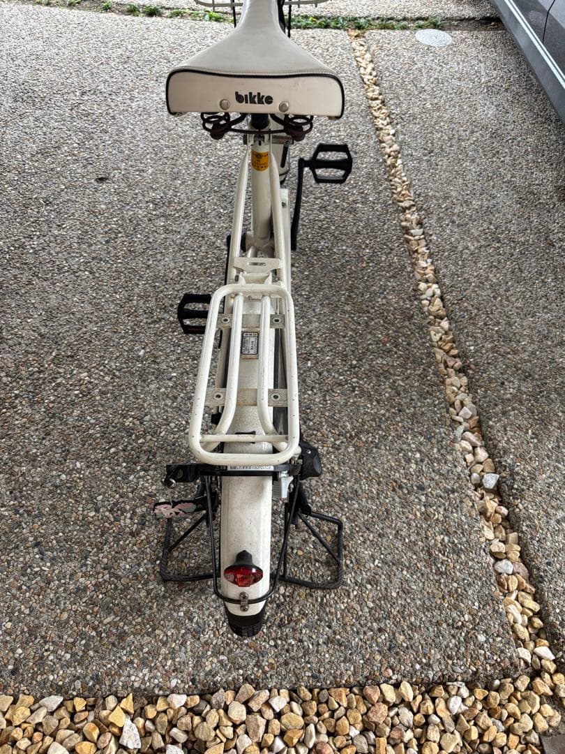 bikke2 ホワイト F.Rシート付(引取りのみ)