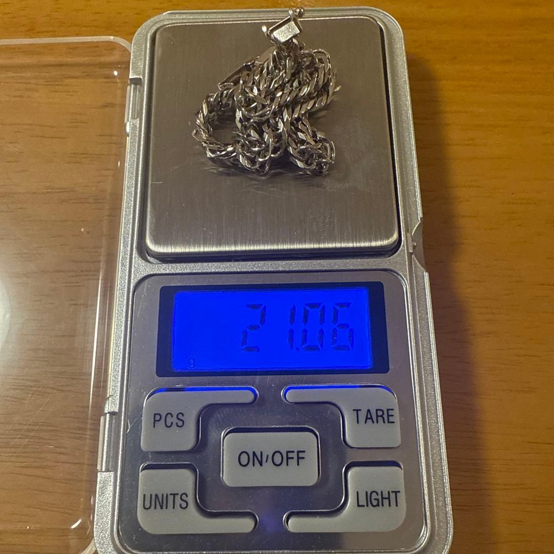 格安プラチナ喜平12面トリプル　ブレスレット21g 20センチ