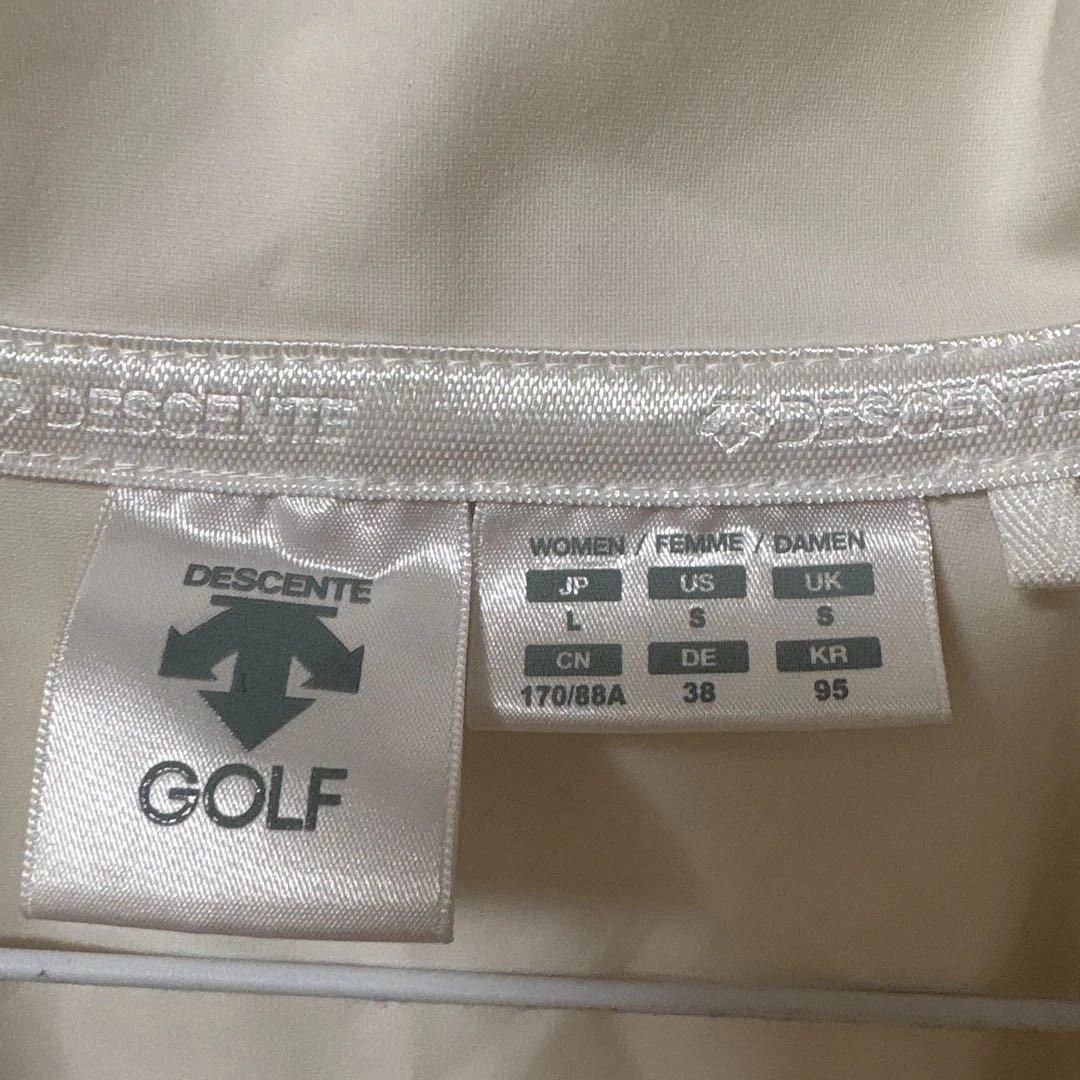 DESENTE GOLF レディース ホワイト フルジップジャケット