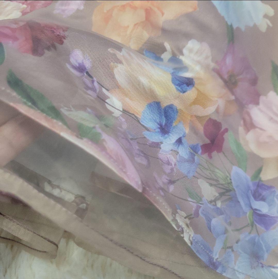 新品 エイミーイストワール Jamie flower コンビマーメイドスカート