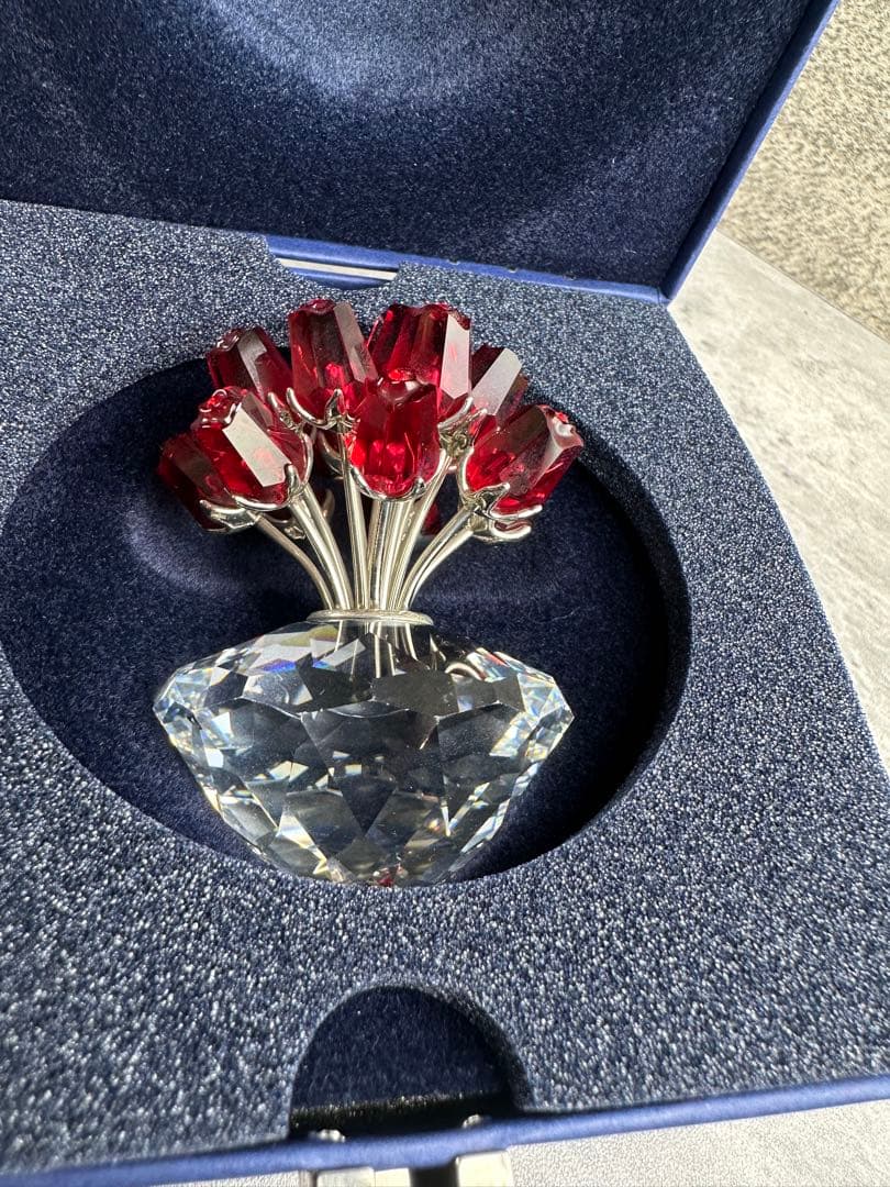 【未使用】スワロフスキーSWAROVSKI 15本の薔薇 オーナメント 限定品