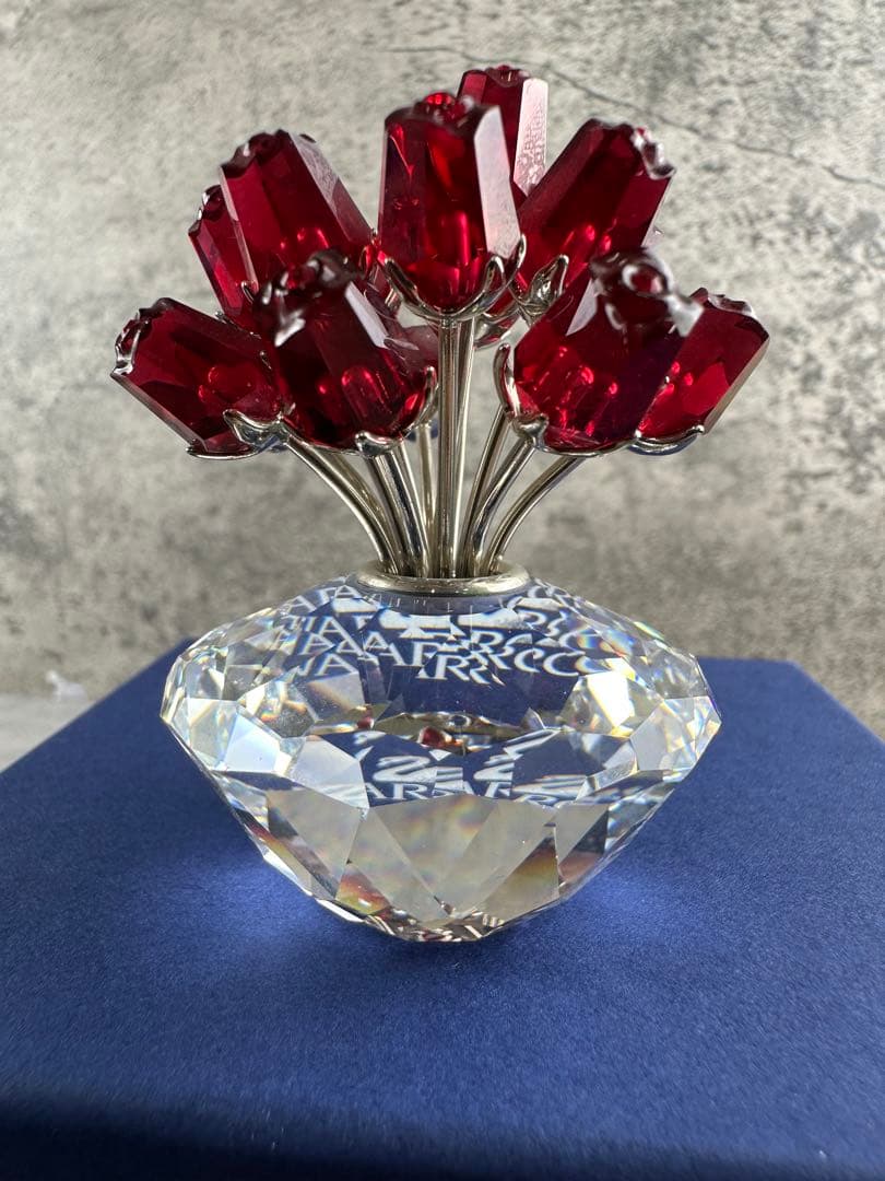 【未使用】スワロフスキーSWAROVSKI 15本の薔薇 オーナメント 限定品