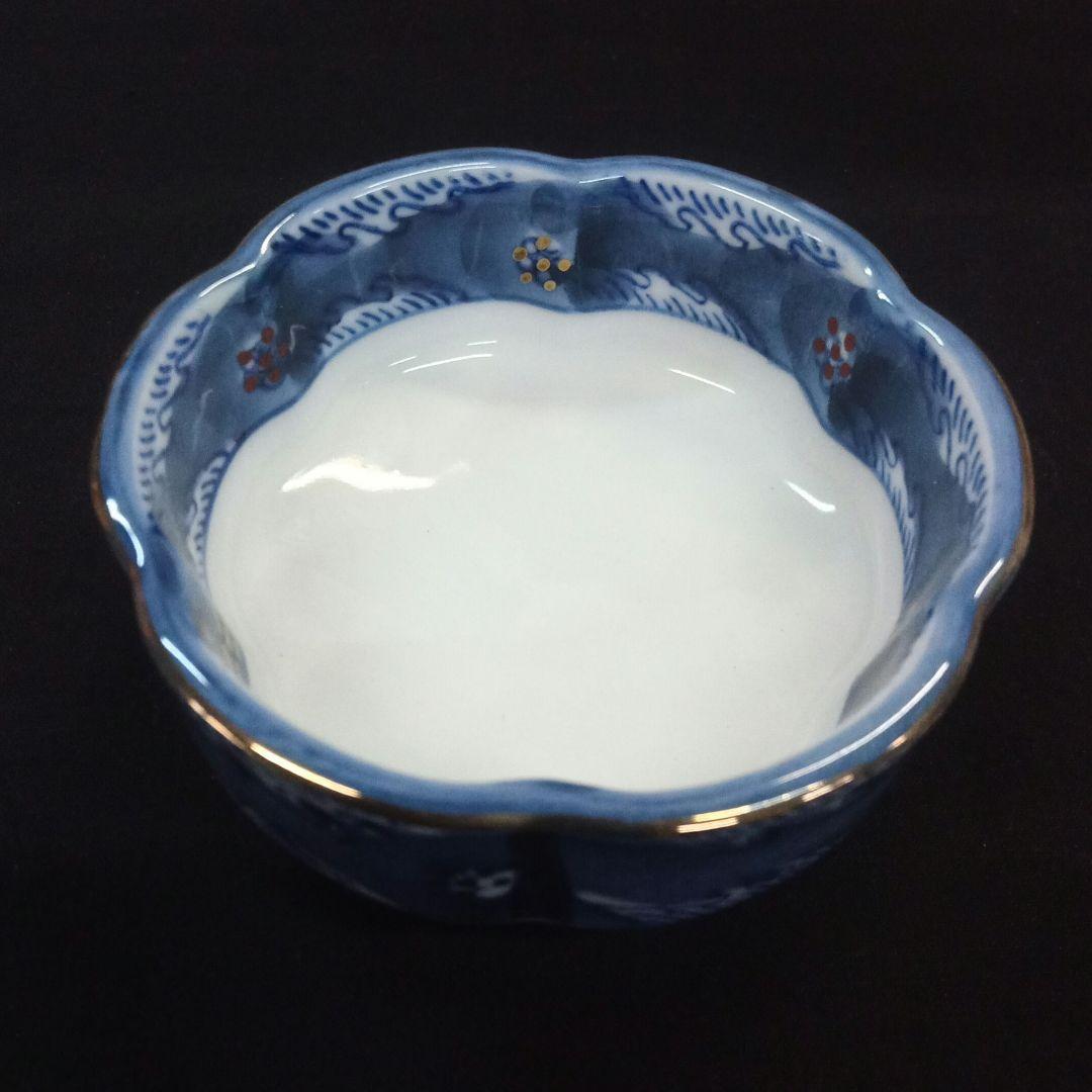 835.新品未使用/古伊万里 /美濃焼/大名丼５個＆刺し身鉢＆千代久セット