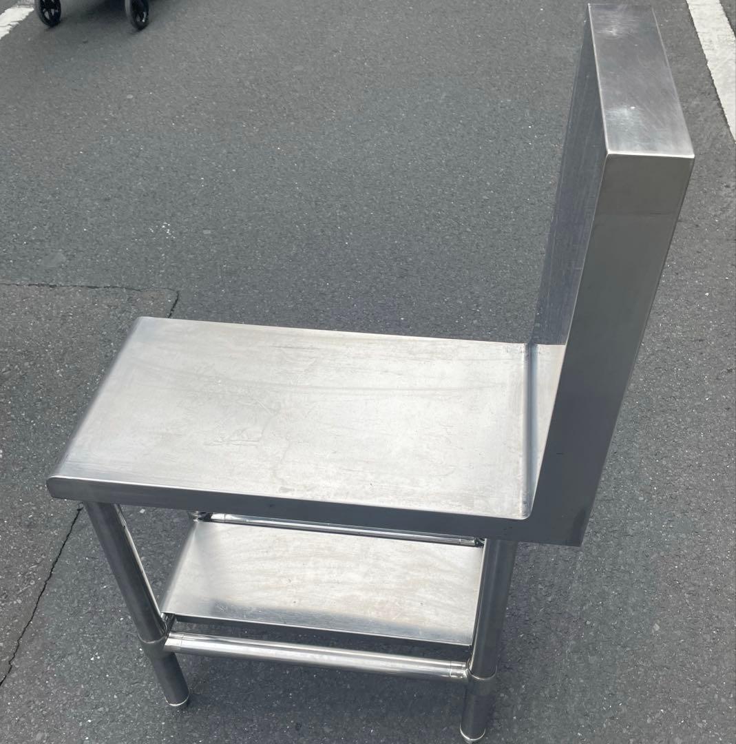 業務用　作業台　バックガードあり　フライヤー置き　美品　新店舗
