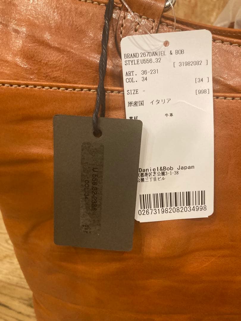 ★新品★ダニエル&ボブ トートバッグ CERCATINOローディ 2way 本革