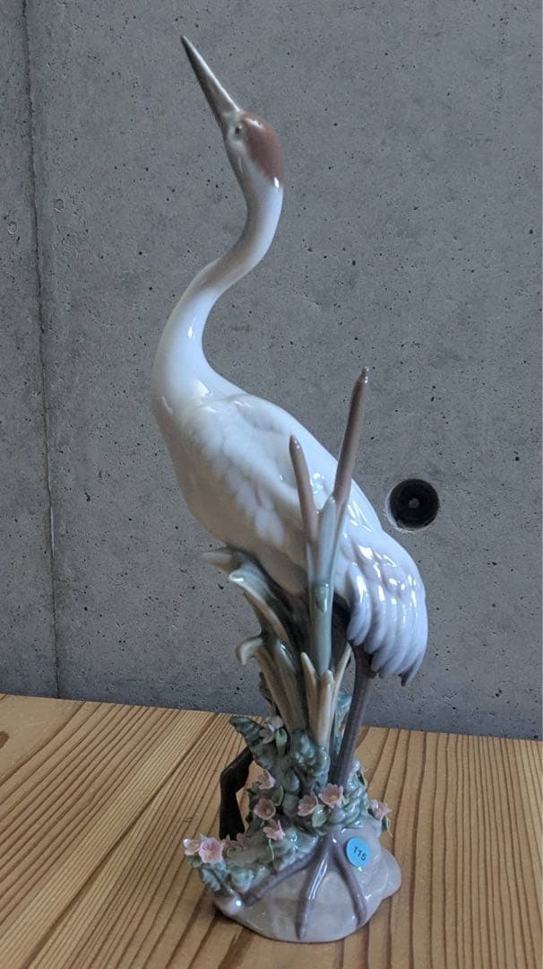 Lladro 白鷺の陶器彫刻 01614