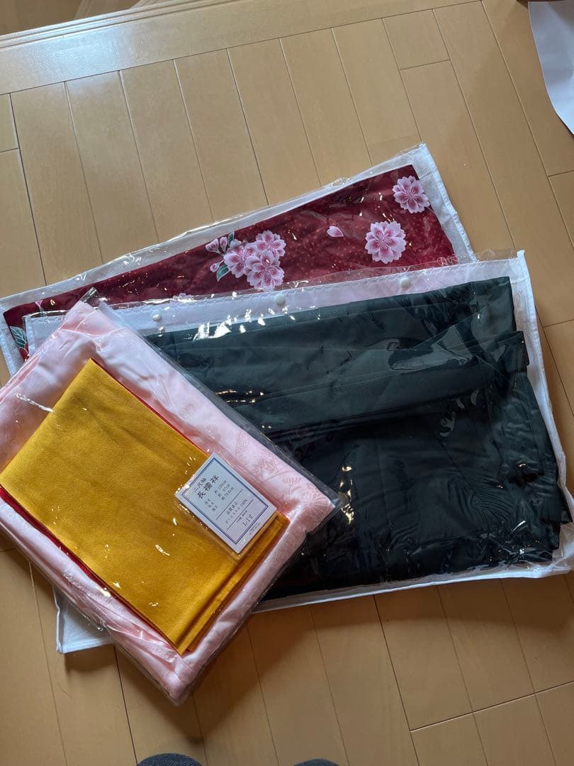 小学生卒業式　袴セット　長襦袢、帯付き