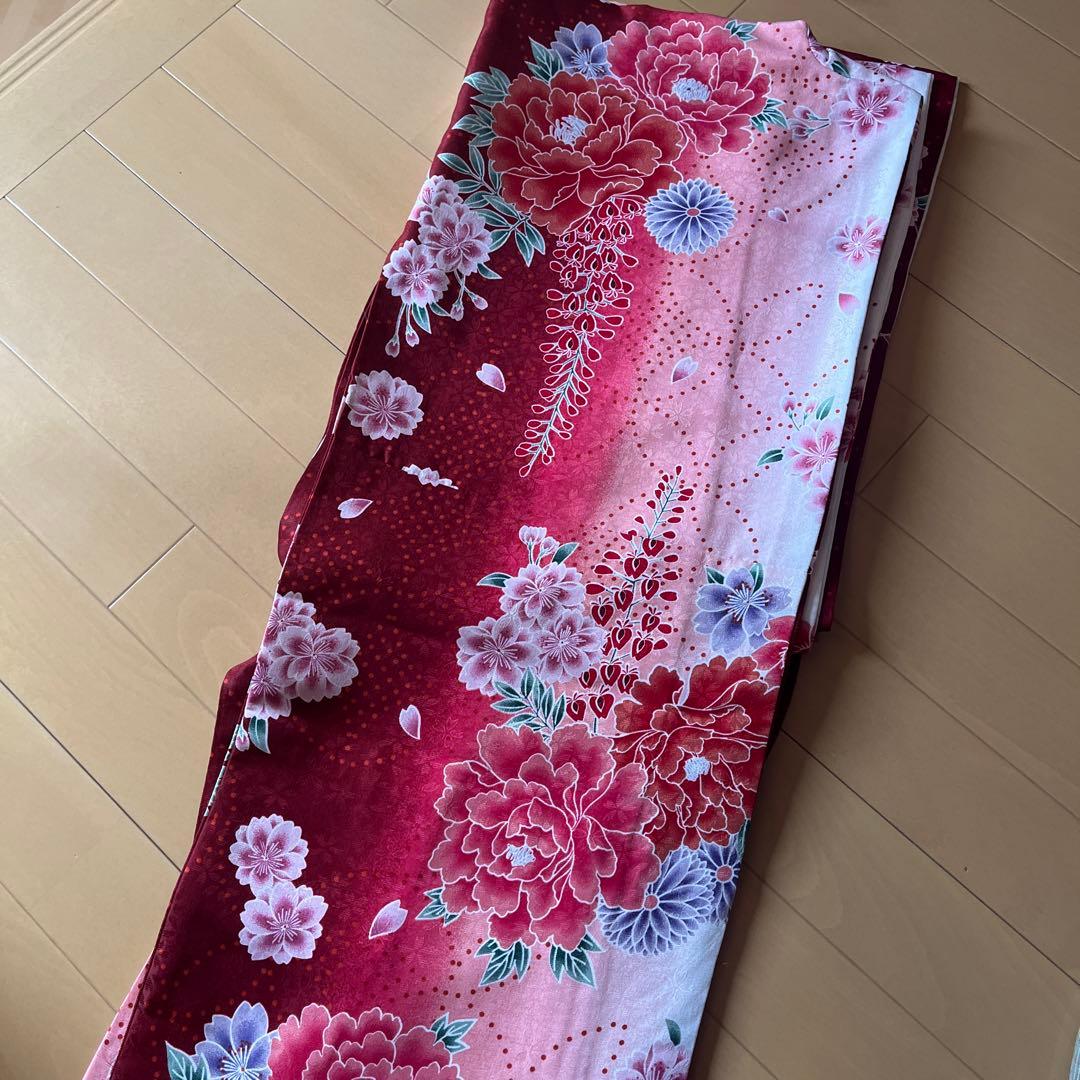 小学生卒業式　袴セット　長襦袢、帯付き