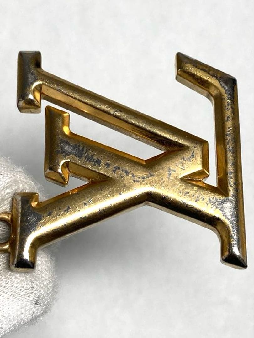 ルイヴィトン　ポルトクレ　LV ファセット　キーホルダー　チャーム　箱付き