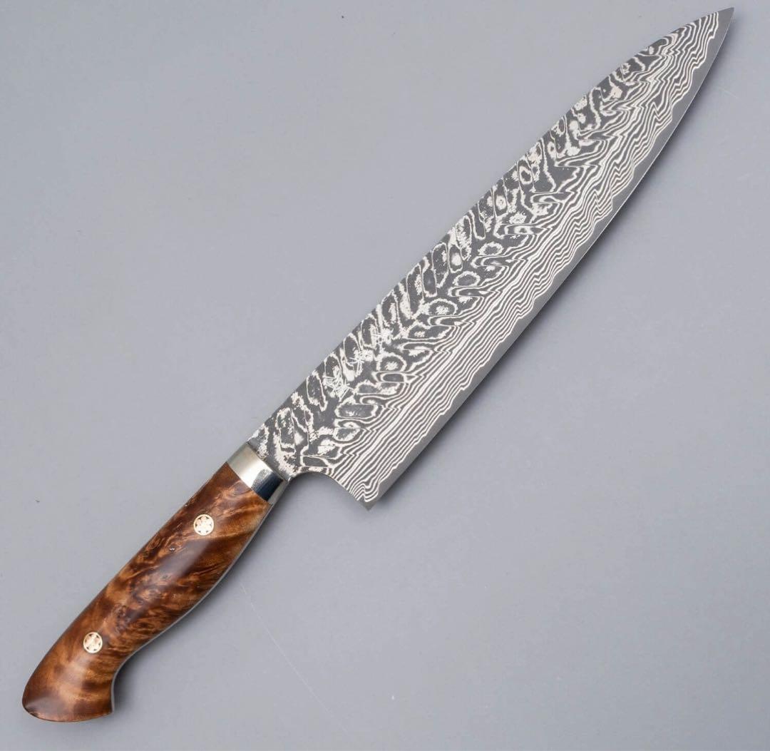 加藤 義実 金太郎　sg2 牛刀210 メイプルウッドハンドル
