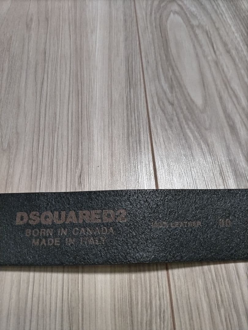【マサマサ】DSQUARED2 ブラックレザーベルト