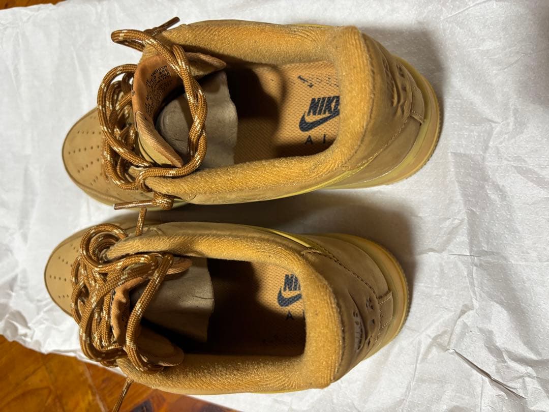air force 1 ベージュ　ウィート