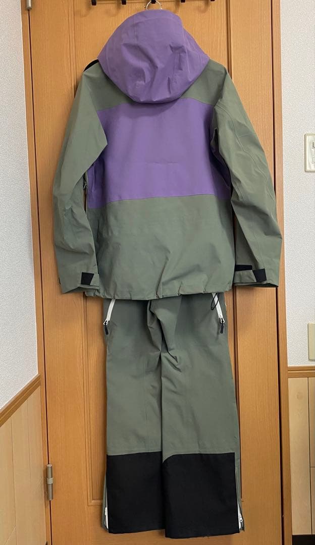 unfudge アンファッジ スモークアノラックSスモークビブパンツXSセット