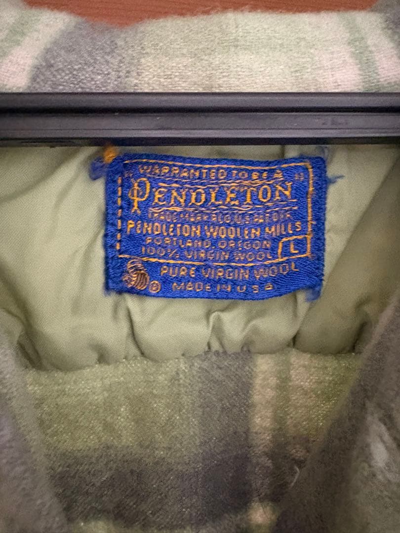 PENDLETON 70s ネルシャツ チェック USA製 アメカジ グランジ