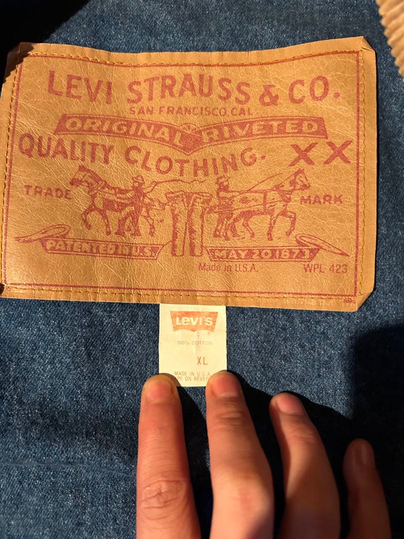 LEVI'S デニムショップコート XL