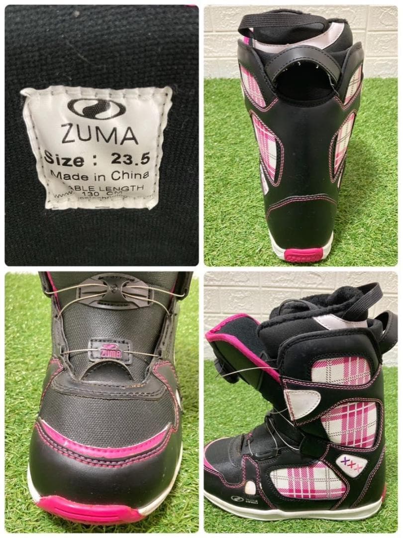 レディース　ELAN×ZUMA スノーボード　3点　初心者　142cm