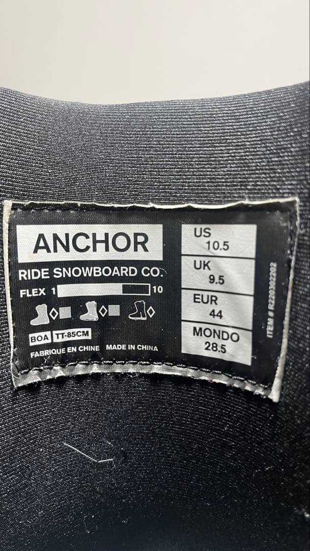 RIDE ANCHOR スノーボードブーツ 10.5