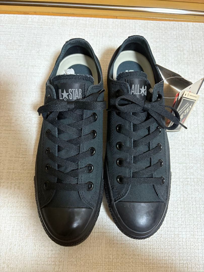 オールスター　GORE-TEX OX ALLSTAR ブラックモノトーン　US7