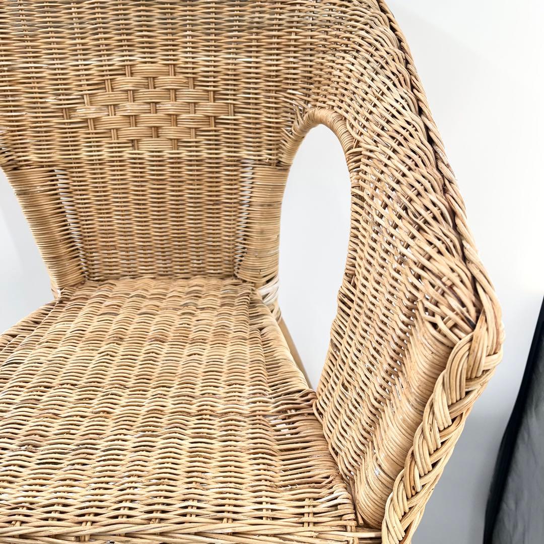 良品 IKEA イケア ラタンチェア アームチェア 籐 アーゲン AGEN
