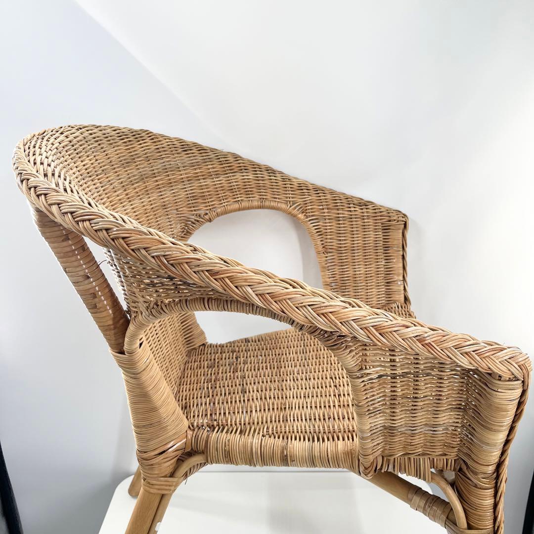 良品 IKEA イケア ラタンチェア アームチェア 籐 アーゲン AGEN