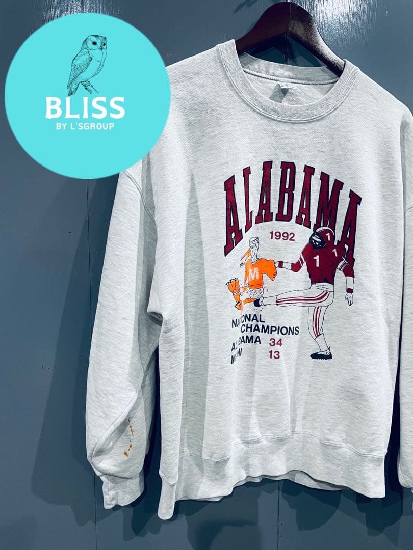 古着90年代USA製ALABAMA ロゴスウェット