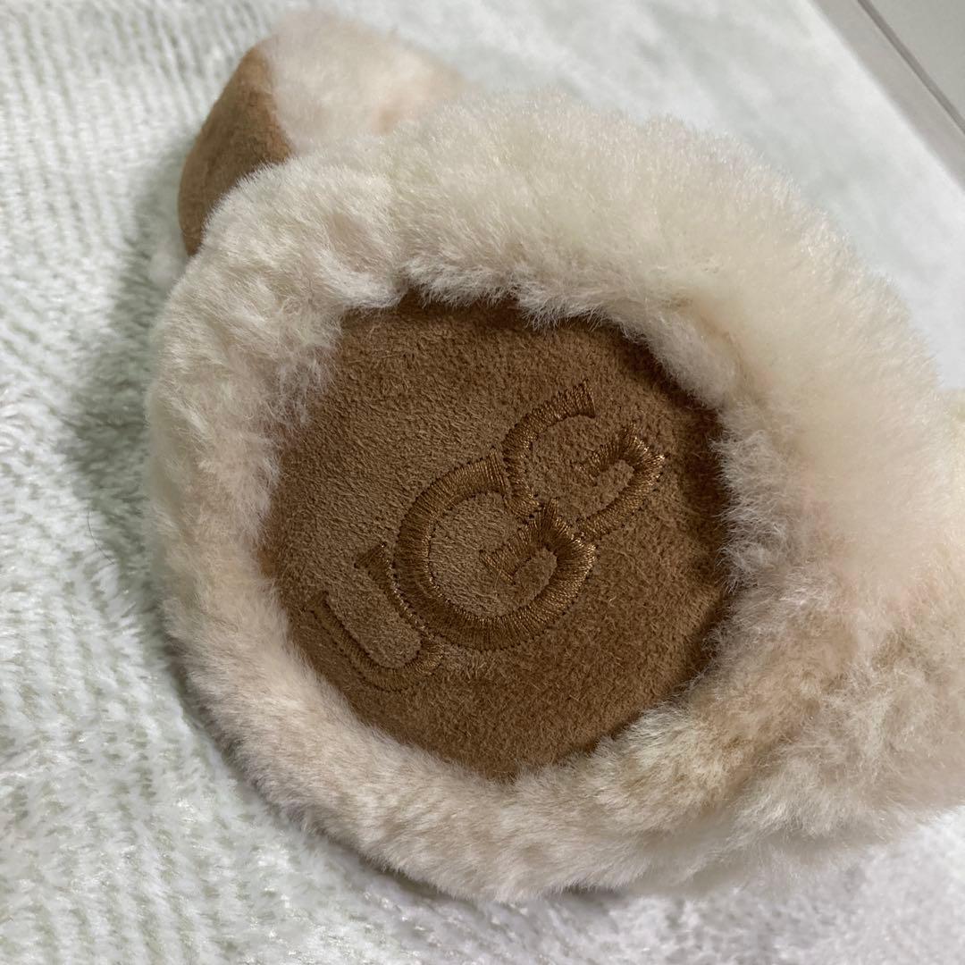 UGG フェイクファー 耳あて ベージュ