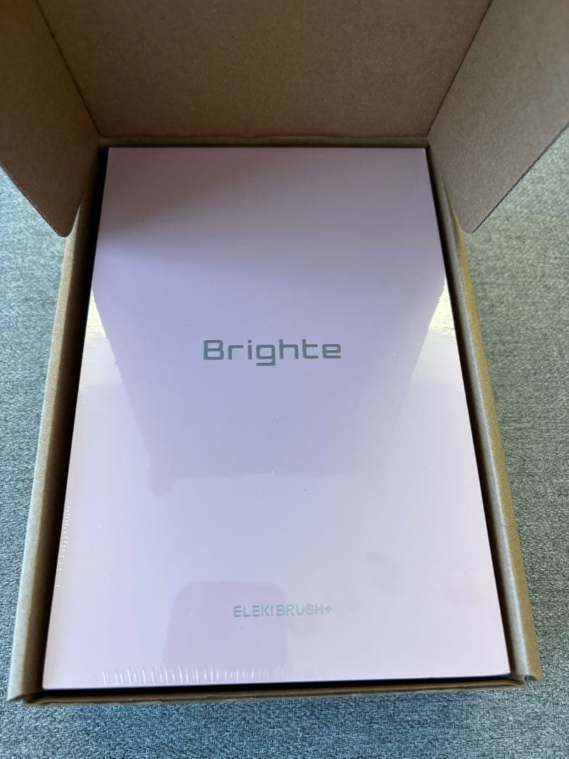 Brighte ELEKIBRUSH+ 美顔器ピンクシートマスク、ミニミラー付き