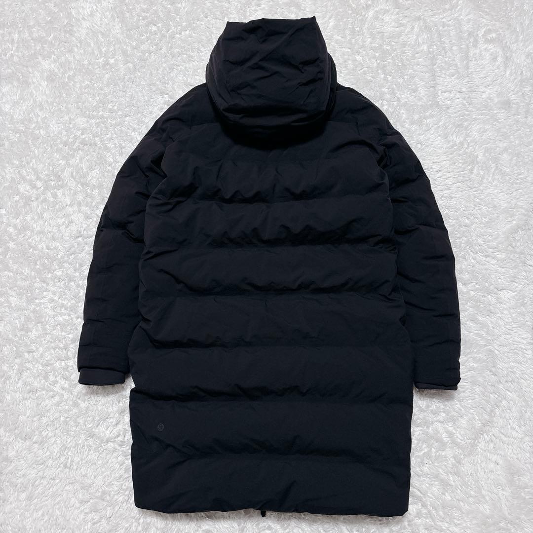 lululemon ルルレモン ダウンコート フーデッドコート ロングコート 黒