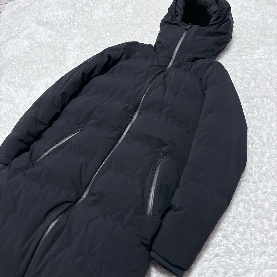 lululemon ルルレモン ダウンコート フーデッドコート ロングコート 黒