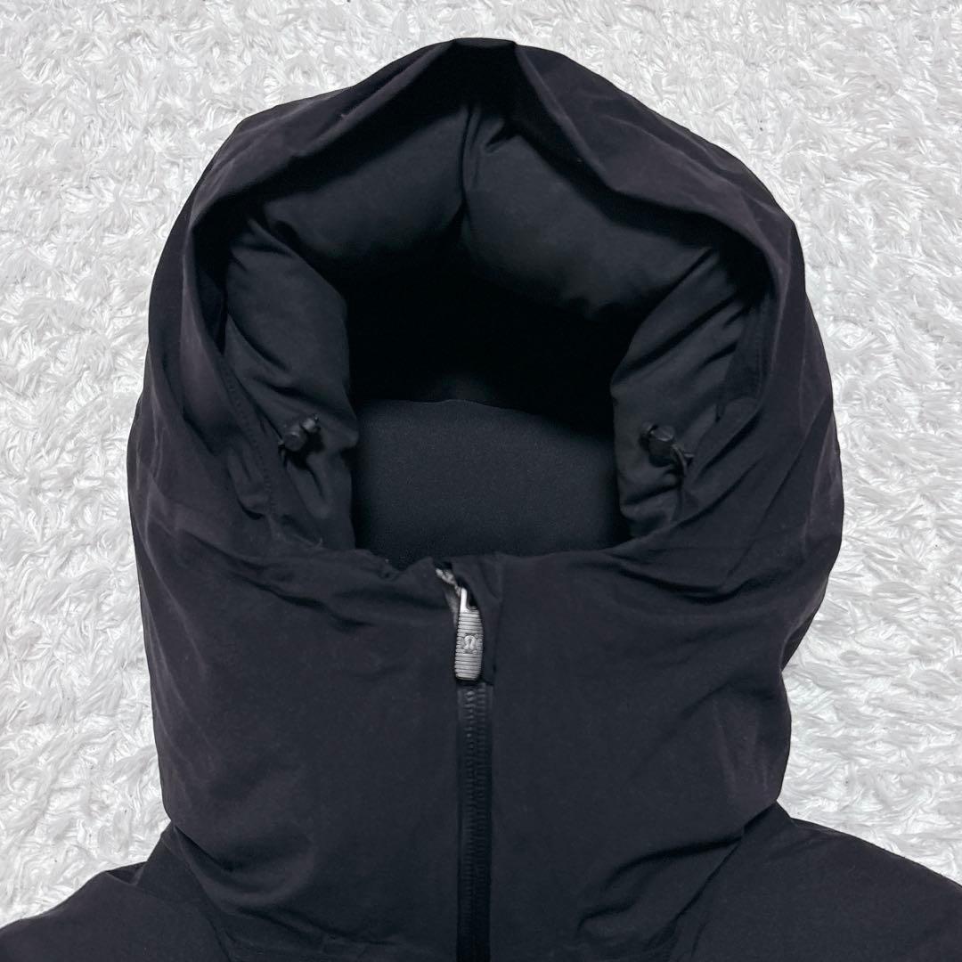 lululemon ルルレモン ダウンコート フーデッドコート ロングコート 黒