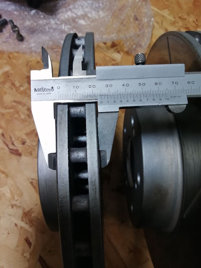 ホンダインテグラDC5 フロントbrembo キャリパーディクセルスリットロータ